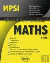 Mathematiques Mpsi 2eme Edition