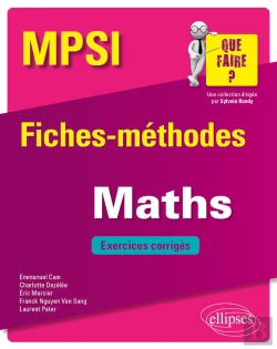 Bertrand.pt - Mathématiques Mpsi - Fiches-Méthodes Et Exercices Corrigés