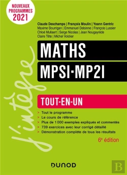 Bertrand.pt - Mathématiques Mpsi ; Tout-En-Un (6e Édition)