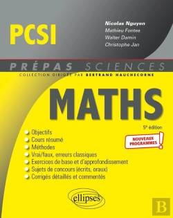 Bertrand.pt - Mathématiques ; Pcsi ; Nouveaux Programmes