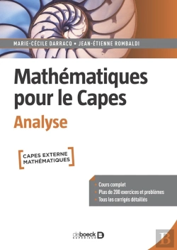 Bertrand.pt - Mathématiques Pour Le Capes, Analyse