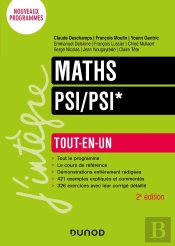 Mathématiques ; Psi/Psi* ; Tout-En-Un