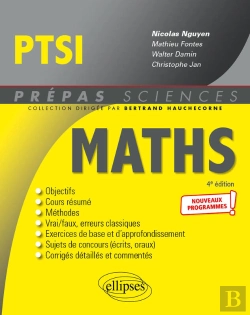 Bertrand.pt - Mathématiques Ptsi - Nouveaux Programmes - 4e Édition
