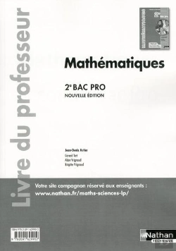 Bertrand.pt - Mathematiques Seconde Bac Pro - Livre Du Professeur 2014