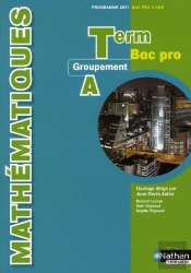 Mathematiques Terminale Bac Pro - Groupement A- Livre Eleve 2011