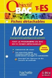 Mathematiques ; Terminale Es ; Fiches Detachables
