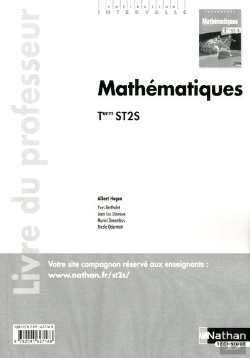 Bertrand.pt - Mathematiques Terminale St2s (Intervalle) Professeur 2013
