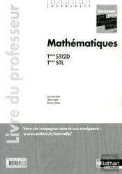 Mathematiques Terminale Sti2d/Stl (Intervalle) Livre Du Professeur 2012
