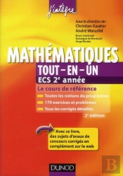 Mathématiques Tout-En-Un ; 2ème Année Ecs ; Cours Et Exercices Corrigés (2e Édition)