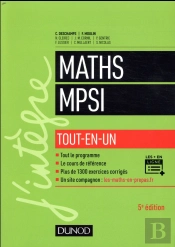 Mathématiques Tout-En-Un Mpsi (5e Édition)