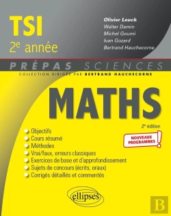 Bertrand.pt - Mathématiques Tsi : Programme 2022