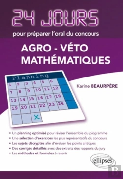 Bertrand.pt - Maths 24 Jours Pour Preparer L'Oral Du Concours Agro-Veto