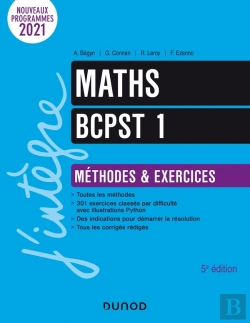 Bertrand.pt - Maths Bcpst 1 : Méthodes Et Exercices (5e Édition)