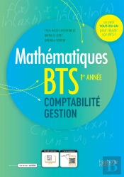 Maths Bts Comptabilite Et Gestion 1re Annee - Livre De L'Eleve - Ed. 2023