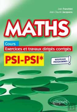 Bertrand.pt - Maths, Cours, Exercices Et Travaux Dirigés Corrigés - Psi/Psi* - Programme 2022