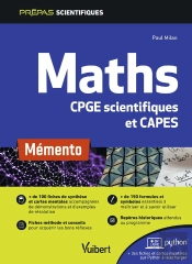 Maths ; Cpge Scientifiques 1re Et 2e Années, Capes Et Agrégation ; Mémento