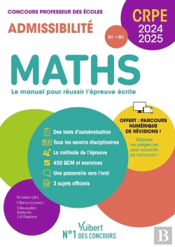 Bertrand.pt - Maths - Crpe 2024-2025 - Epreuve Ecrite D'Admissibilite - Concours Professeur Des Ecoles - Sujet 202