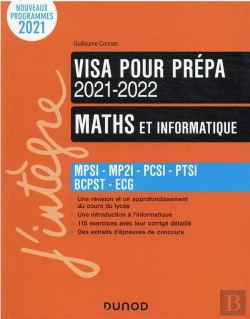 Bertrand.pt - Maths Et Informatique ; Visa Pour La Prépa ; Mpsi-Pcsi-Mpii-Ptsi-Bcpst-Ecs-Pts