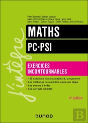 Maths  - Exercices Incontournables -  Pc-Psi 4ed.