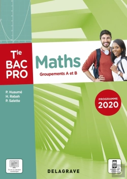 Bertrand.pt - Maths ; Groupements A Et B ; Terminale Bac Pro ; Pochette Élève (Édition 2021)