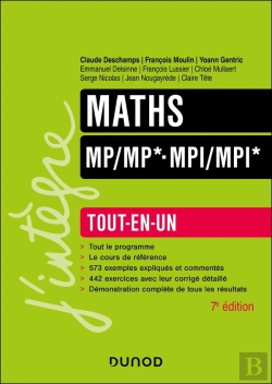 Bertrand.pt - Maths ; Mp/Mp*-Mpi/Mpi* ; Tout-En-Un (7e Édition)