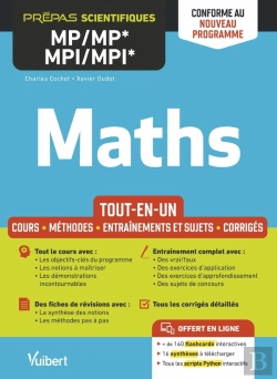 Bertrand.pt - Maths Mp/Mp*-Mpi/Mpi* : Tout-En-Un ; Conforme À La Réforme 2021 ; Cours - Synthèse - Méthodes Détaillées - Exercices Et Sujets Corrigés