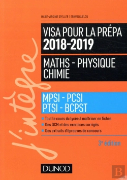 Bertrand.pt - Maths/Physique/Chimie - Visa Pour La Prépa ; Tout-En-Fiches ; Mpsi-Pcsi-Ptsi-Bcpst (Édition 2018/2019)