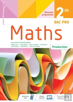 Bertrand.pt - Maths, Production ; 2de Bac Pro ; Cahier De L'Élève (Édition 2020)