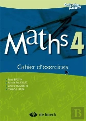 Maths T.4 ; Cahier D'Exercices