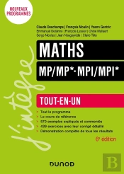 Maths Tout-En-Un Mp/Mp*-Mpi/Mpi* - 6e Ed.