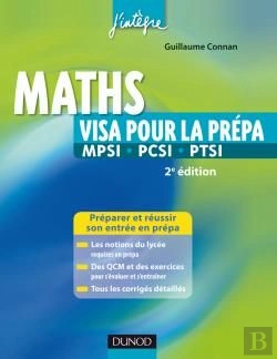 Bertrand.pt - Maths ; Visa Pour La Prépa Mpsi, Pcsi, Ptsi (2e Édition)