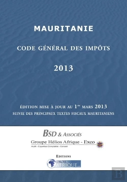 Bertrand.pt - Mauritanie, Code General Des Impots 2013