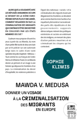 Bertrand.pt - Mawda V. Medusa : Donner Un Visage À La Criminalisation Des Migrants En Europe