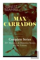 Max Carrados - Complete Series