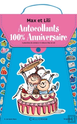 Bertrand.pt - Max Et Lili : Autocollants 100% Anniversaire