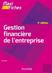 Maxi Fiches : Gestion Financière De L'Entreprise (5e Édition)