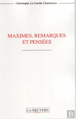 Bertrand.pt - Maximes, Remarques Et Pensees
