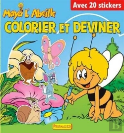 Bertrand.pt - Maya L'Abeille Colorier Et Deviner Avec 20 Stickers Volume 1