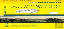 Mayenne, Orne, Sarthe France Local Map 310