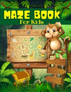 Bertrand.pt - Maze Book For Kids, Boys And Girls Ages 4-8
