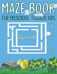 Maze Book For Preschool Toddler Kids