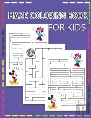 Maze Coloring Book For Kids