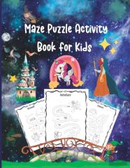 Maze Puzzle Activity Book For Kids