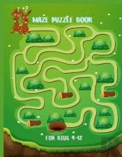 Maze Puzzle Book For Kids 4-12