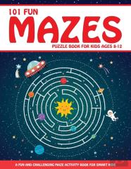 Maze Puzzle Book For Kids 4-8