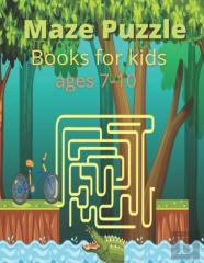 Maze Puzzle Books For Kids Ages 7-10