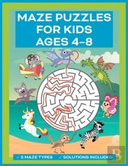 Maze Puzzles For Kids Ages 4-8
