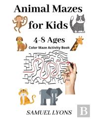 Mazes For Kids Ages 4-8 Color Maze Activity Book