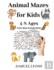 Mazes For Kids Ages 4-8 Color Maze Activity Book