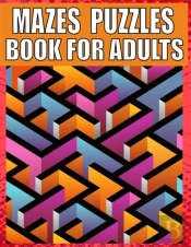 Mazes Puzzles Book For Adults